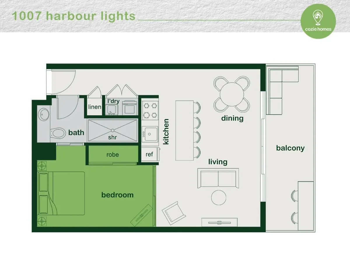 شقة 1007 Harbour Lights With Ocean Views كيرنز أستراليا